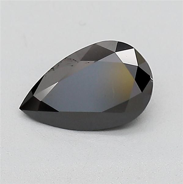 0.68 CT Fancy Black PEAR