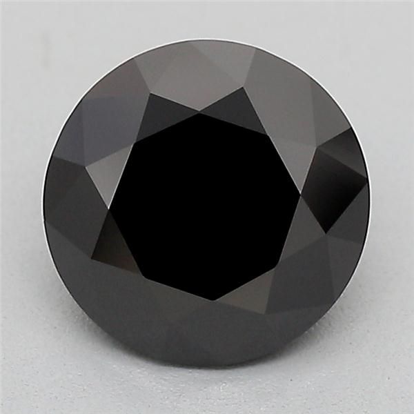 0.91 CT Fancy Black ROUND