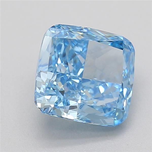 1.01 CT Fancy Vivid Blue CUSHION MODIFIED