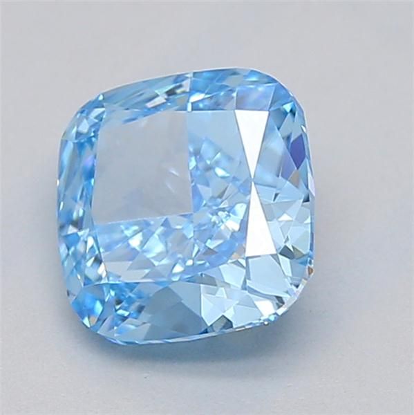 1.01 CT Fancy Vivid Blue CUSHION MODIFIED