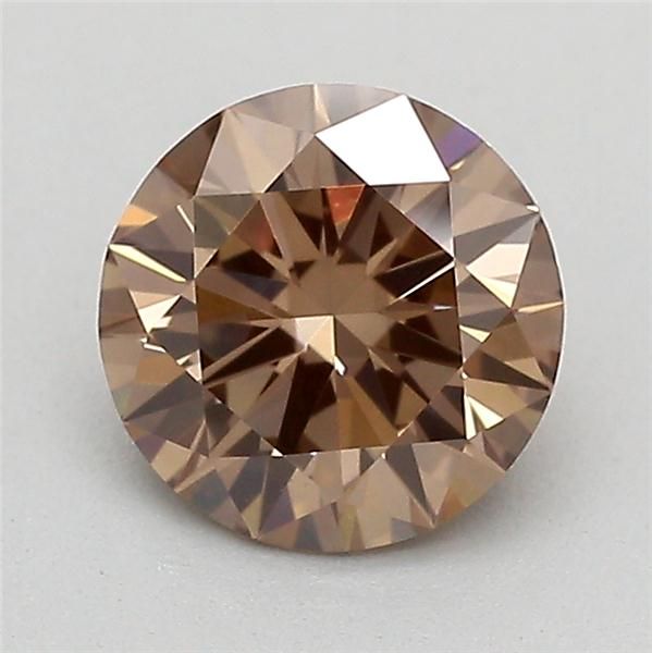 0.64 CT Fancy Brown ROUND