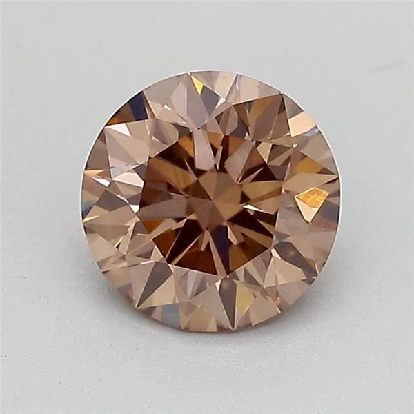 0.59 CT Fancy Light Brown ROUND