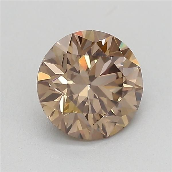 0.61 CT Fancy Light Brown ROUND
