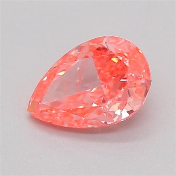 0.34 CT Fancy Vivid Pink PEAR