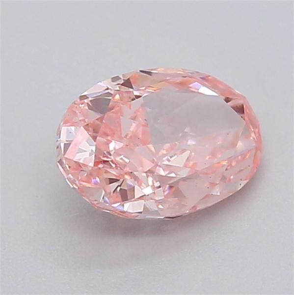 0.56 CT Fancy Vivid Pink OVAL