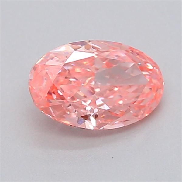 0.35 CT Fancy Vivid Pink OVAL