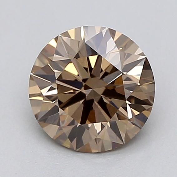 0.42 CT Fancy Light Brown ROUND