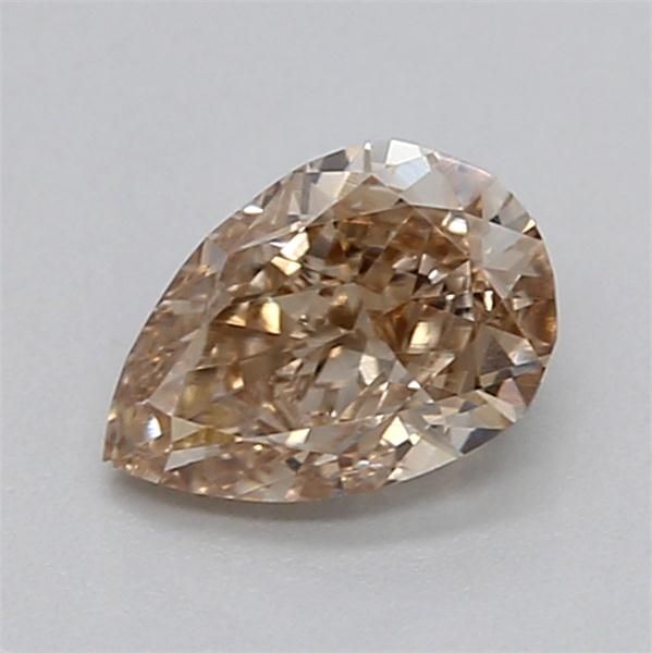 0.38 CT Fancy Light Brown PEAR