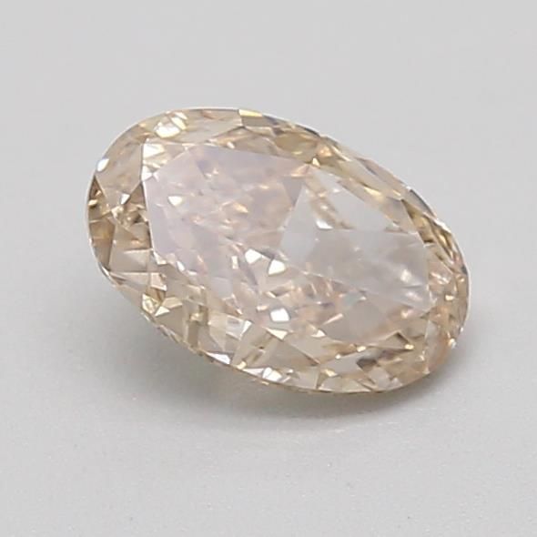 0.35 CT Very Light Brown OVAL