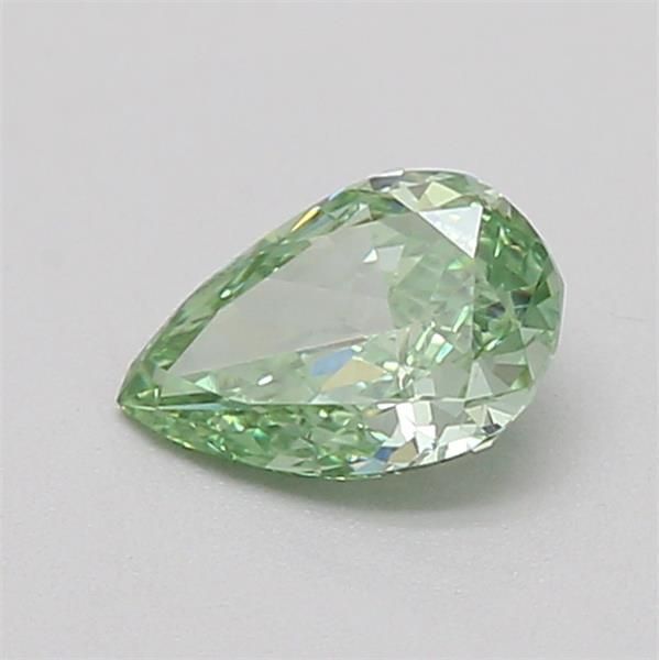 0.27 CT Fancy Vivid Green PEAR
