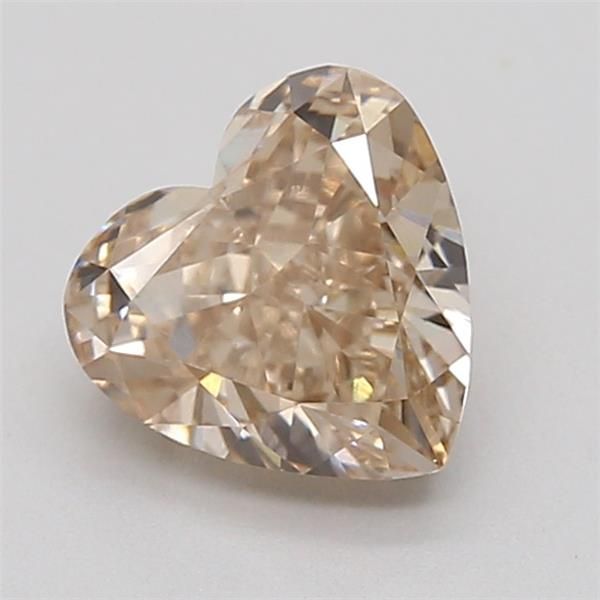 0.75 CT Very Light Brown HEART