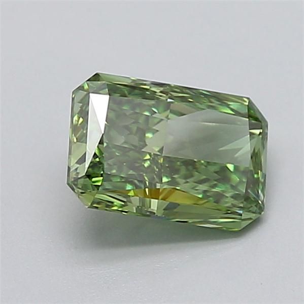 1.02 CT Fancy Vivid Green RADIANT