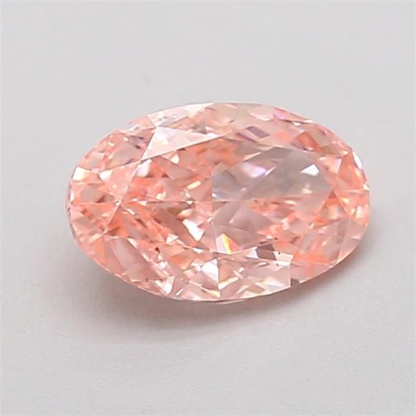 0.34 CT Fancy Vivid Pink OVAL
