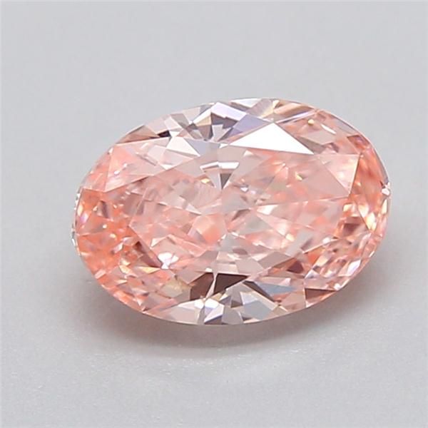 0.53 CT Fancy Vivid Pink OVAL