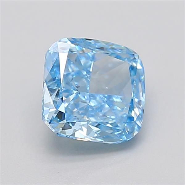 1.04 CT Fancy Vivid Blue CUSHION MODIFIED
