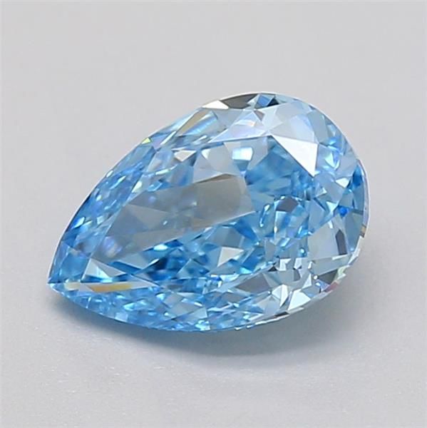 1.01 CT Fancy Vivid Blue PEAR