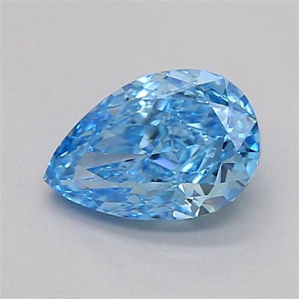 0.37 CT Fancy Vivid Blue PEAR
