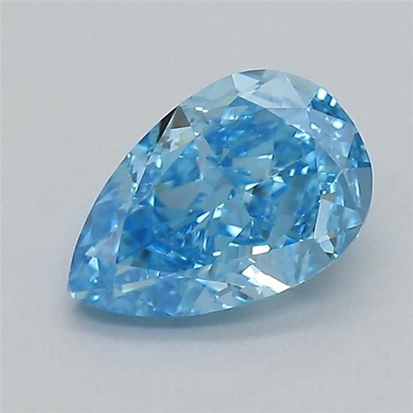 0.53 CT Fancy Vivid Blue PEAR