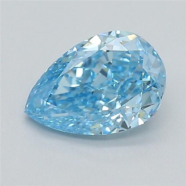 1.01 CT Fancy Vivid Blue PEAR