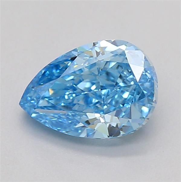 0.54 CT Fancy Vivid Blue PEAR