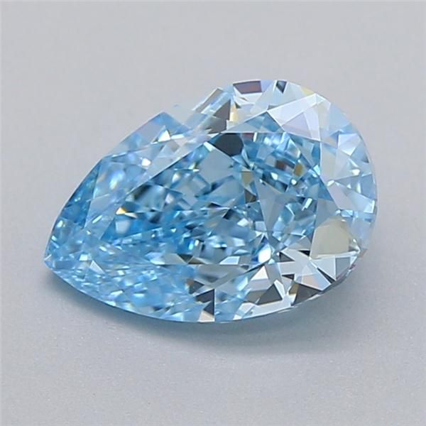 1.05 CT Fancy Vivid Blue PEAR