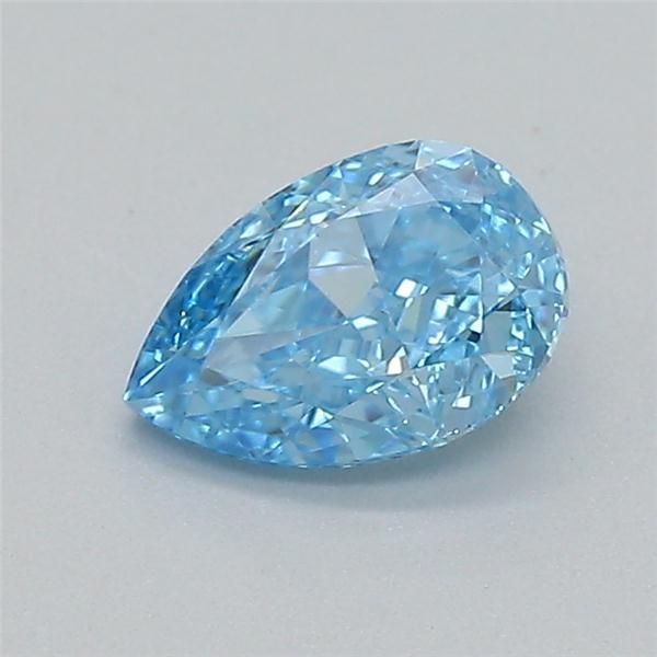0.36 CT Fancy Vivid Blue PEAR