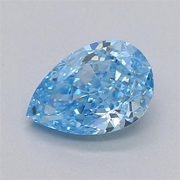 0.37 CT Fancy Vivid Blue PEAR