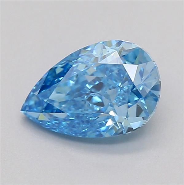 0.53 CT Fancy Vivid Blue PEAR