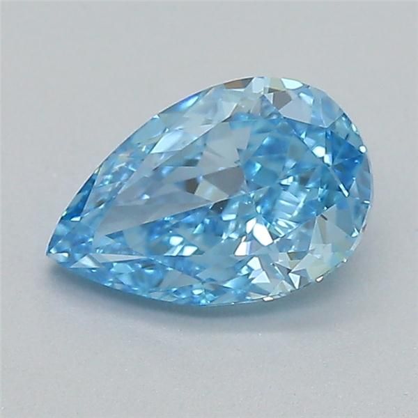 0.51 CT Fancy Vivid Blue PEAR