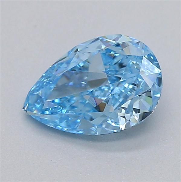 0.51 CT Fancy Vivid Blue PEAR
