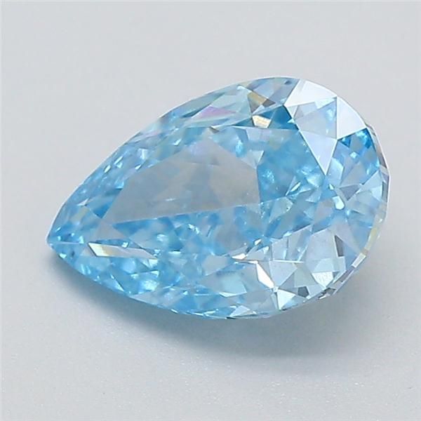1.06 CT Fancy Vivid Blue PEAR