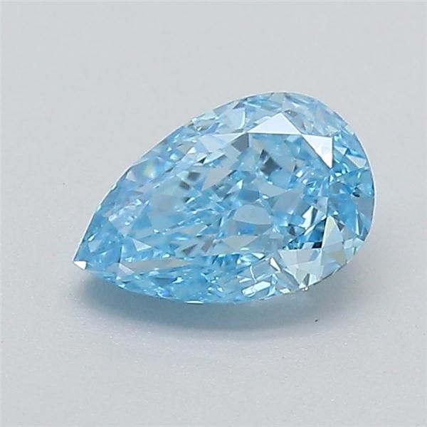 0.37 CT Fancy Vivid Blue PEAR