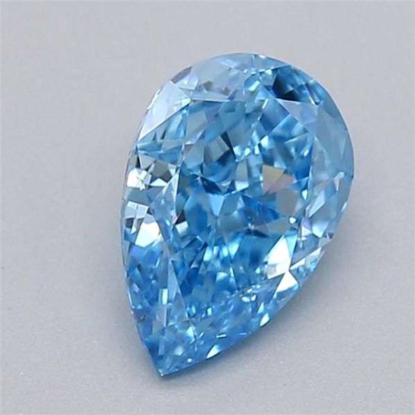 0.54 CT Fancy Vivid Blue PEAR