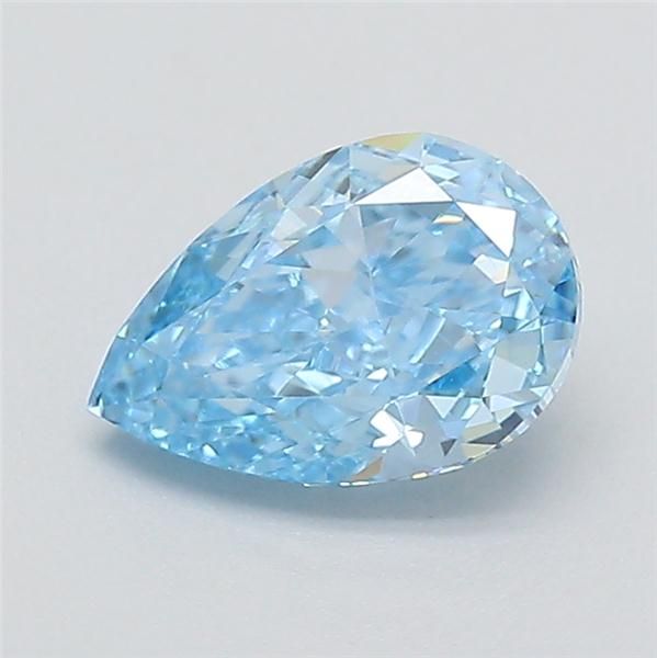 0.7 CT Fancy Vivid Blue PEAR