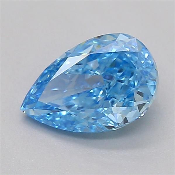 0.5 CT Fancy Vivid Blue PEAR