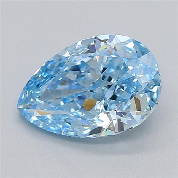 1.01 CT Fancy Vivid Blue PEAR
