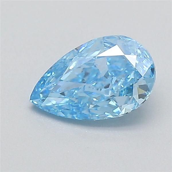 0.35 CT Fancy Vivid Blue PEAR