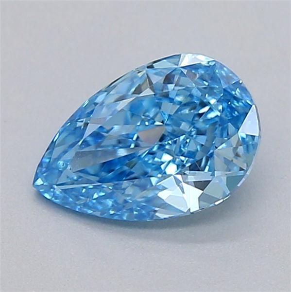 0.46 CT Fancy Vivid Blue PEAR