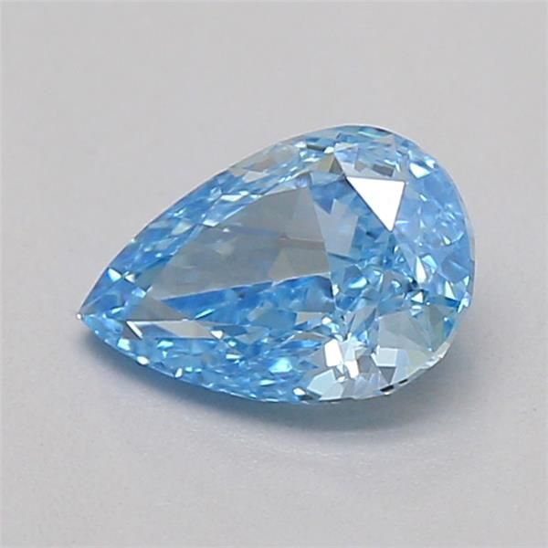 0.34 CT Fancy Vivid Blue PEAR
