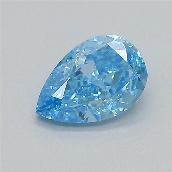 0.35 CT Fancy Vivid Blue PEAR