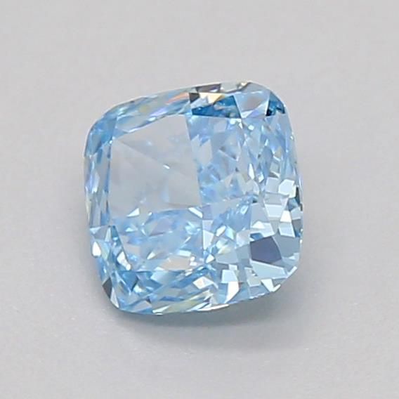 0.28 CT Fancy Vivid Blue CUSHION MODIFIED