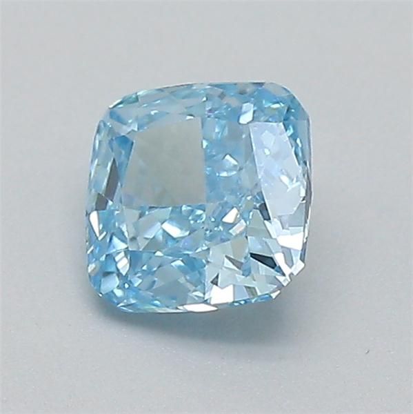 0.35 CT Fancy Vivid Blue CUSHION MODIFIED