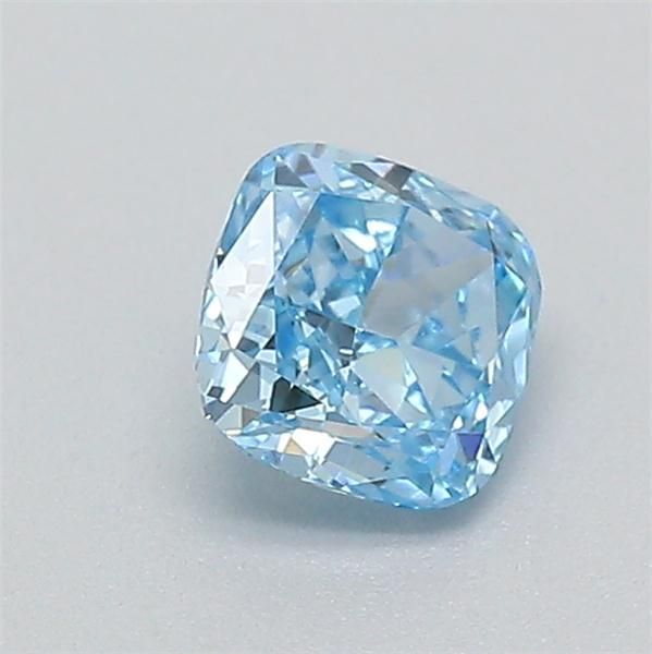 0.27 CT Fancy Vivid Blue CUSHION MODIFIED