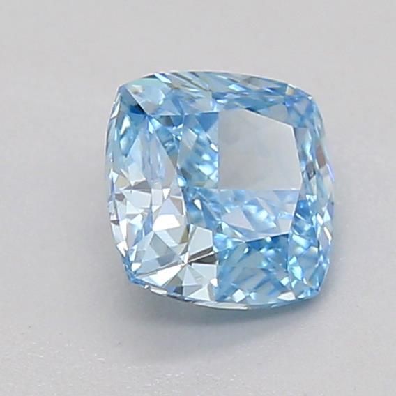 0.36 CT Fancy Vivid Blue CUSHION MODIFIED