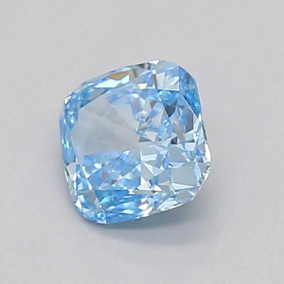 0.25 CT Fancy Vivid Blue CUSHION MODIFIED