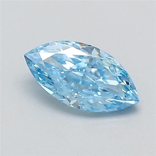 0.28 CT Fancy Vivid Blue MARQUISE