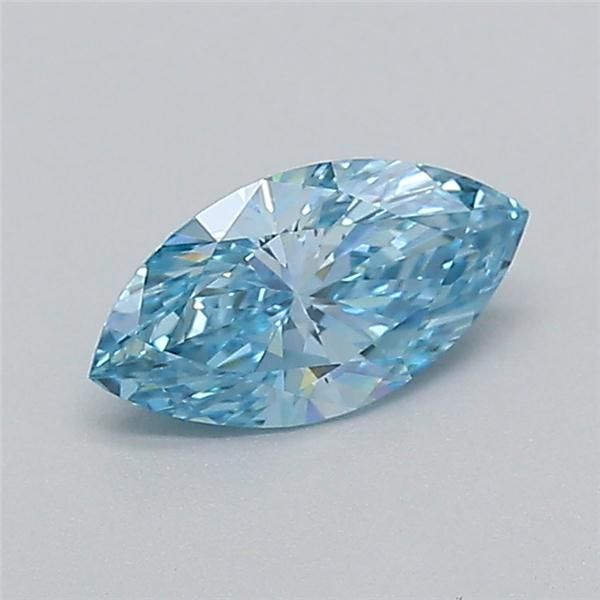 0.51 CT Fancy Vivid Blue MARQUISE