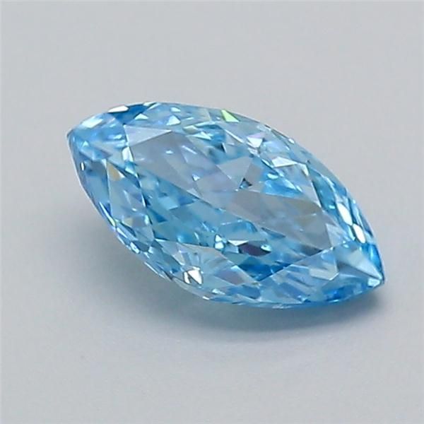 0.7 CT Fancy Vivid Blue MARQUISE