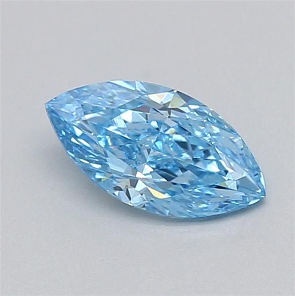 0.29 CT Fancy Vivid Blue MARQUISE