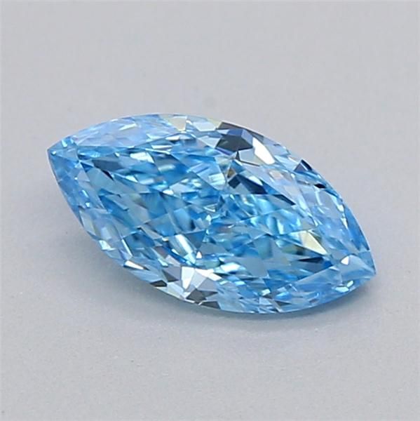 0.28 CT Fancy Vivid Blue MARQUISE